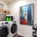 in unit washer and dryer in dedicated laundry room