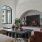 seating area with a fire pit