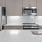 kitchen with island and stainless steel appliances
