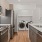 kitchen with island and stainless steel appliances