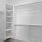 closet with shelves